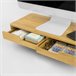 Suporte para monitor e computador portátil BBF06-N SoBuy Natural