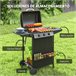 Barbecue a Gás Aço e ABS Outsunny Preto