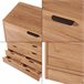 Aparador Varkaus com 8 gavetas MDF Carvalho
