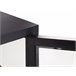 Beliani Vitrina NEWPORT 115 Preto