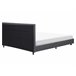 Beliani Cama de água Poliéster ALBI 175x211 Cinza