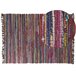 Beliani Entrelaçado DANCA 140x200 Cinza Escuro