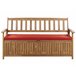 Beliani Almofada de assento para exterior SOVANA 148x45 Vermelho