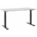 Beliani Secretária DESTIN 130x72 Cinza