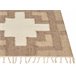 Beliani Entrelaçado KONURTAY 200x300 Bege