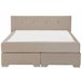 Beliani Cama continental Veludo CONSUL 171x212 Bege