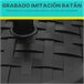 Base Chapéu de Sol HDPE, concreto, aço Outsunny Preto