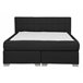 Beliani Cama continental Poliéster ADMIRAL 151x212 Preto
