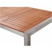 Beliani Mesa de refeição GROSSETO 90x180 Castanho