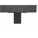 Beliani Cama de água Poliéster ALBI 175x211 Cinza