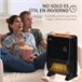 Aquecedor Elétrico HOMCOM 820-280V90 Preto