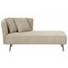 Beliani Chaise longue à esquerda Poliéster RIOM Bege