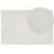 Beliani Pelos curtos ELLEK 160x230 Branco/ Bege