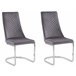 Beliani Silla de comedor ALTOONA Cinza