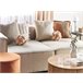 Beliani Almofada decorativa MALNI 19x19 Bege
