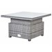 Beliani Conjunto lounge TEGLIO Cinza Escuro