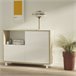 Aparador Lux 2 Portas para Sala Branco/ Madeira