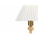 Beliani Candeeiro de mesa COOKS Natural/ Branco