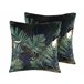 Beliani Almofada decorativa BELLEROSE Verde Escuro