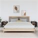 Soluna Home - Mesitas De Noche Clark Mills 2 peças 34 Cinza