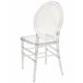 Beliani Silla de comedor MONTROSE Transparente