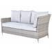 Beliani Conjunto lounge LACONA Cinza Escuro