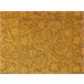 Beliani Almofada decorativa RHEUM Mostarda