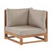 Beliani Conjunto lounge TIMOR Cinza Escuro