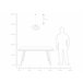 Beliani Candeeiro de tecto LAMONE Branco/ Bege