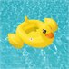 Barco insuflável para patos Amarelo