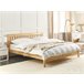 Beliani Cama com estrado Pinho MAYENNE 189x208 Castanho