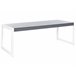 Beliani Mesa de jardim BACOLI Branco/ Bege