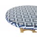 Beliani Mesa de jardim RIFREDDO 70x70 Azul Marino