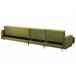 Beliani Sofá-cama Veludo ABERDEEN Verde