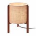 Candeeiro de mesa Solihull 1x E14 40 W madeira + tecido [lux.pro]. Bege