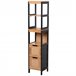 Armário auxiliar MDF, Bamboo kleankin, casa - casa de banho Multicor