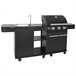 Cozinha exterior modular Preto