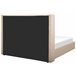 Beliani Cama com armazenamento Veludo LUBBON 190x217 Bege