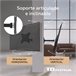 Suporte de parede De pared - TD Systems P20X25A122 Preto