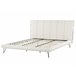 Beliani Cama com estrado Pele sintética BETIN 220x230 Areia
