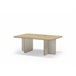Mesa de centro retangular HILLARY Creme