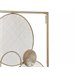 Beliani Decoración de pared TUNGSTEN Dourado