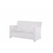 Beliani Conjunto lounge Ratan sintético MARINO Branco