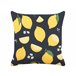 Beliani Almofada decorativa ORCHID Preto