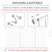 Barreira de Segurança Extensível Metal e Plástico PawHut Branco