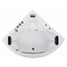 Banheira de interior Beliani TOCOA 138x190 Branco