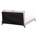 Beliani Cama com estrado Bombazine MELLE 155x240 Bege
