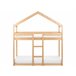 Beliani Beliche Pinho LABATUT 92x206 Castanho