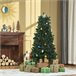 Árvore de Natal PVC, Aço HOMCOM, casa - natal Verde