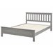 Beliani Cama com estrado Pinho MAYENNE 149x208 Castanho